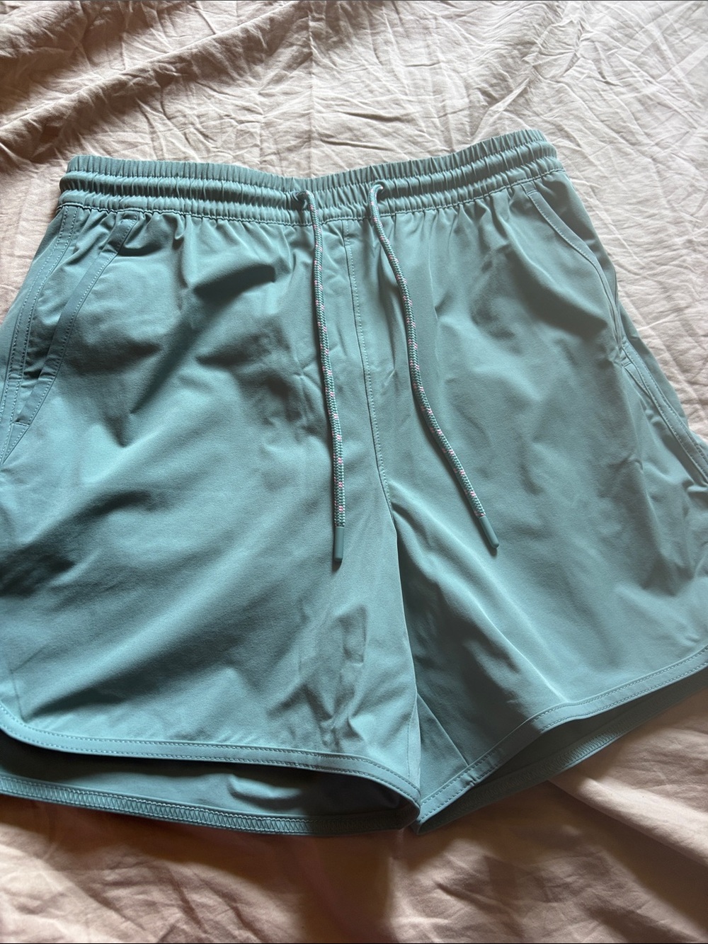American Eagle Outfitters Aqua-Mint Performance Shorts
